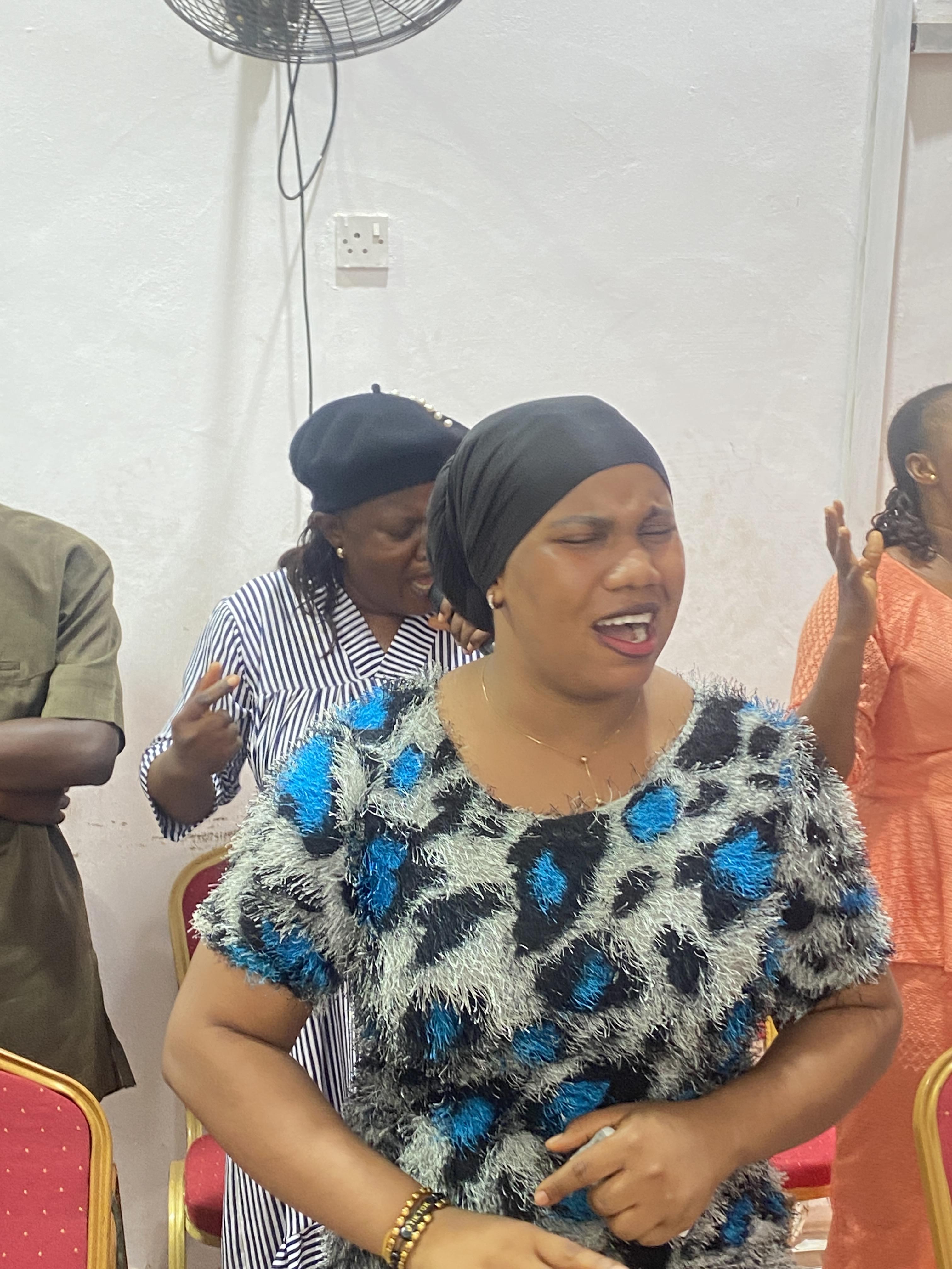 Praise and worship moment